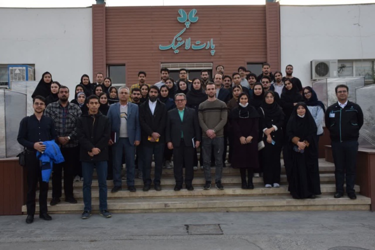 بازدید دانشجویان دانشگاه نیشابور از مجموعه صنعتی پارت لاستیک